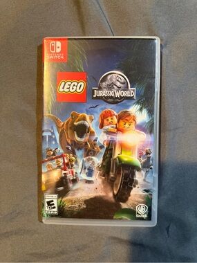 Nintendo LEGO Jurassic Adventure Case - Blue & Green Artwork